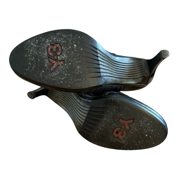 Y3 Adidas Yohji Yamamoto Womens Bootie Heels Sz UK 6.5 US 8.5 Black Quilted Boot - Picture 13 of 16